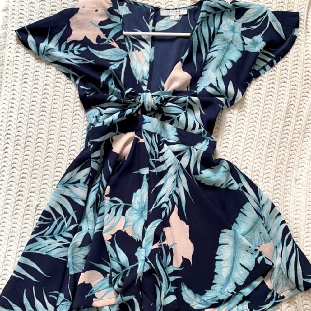 Tropical vacation romper